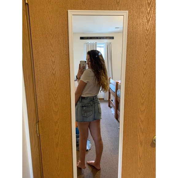 American Eagle Denim Mini Skirt - Picture 6 of 7